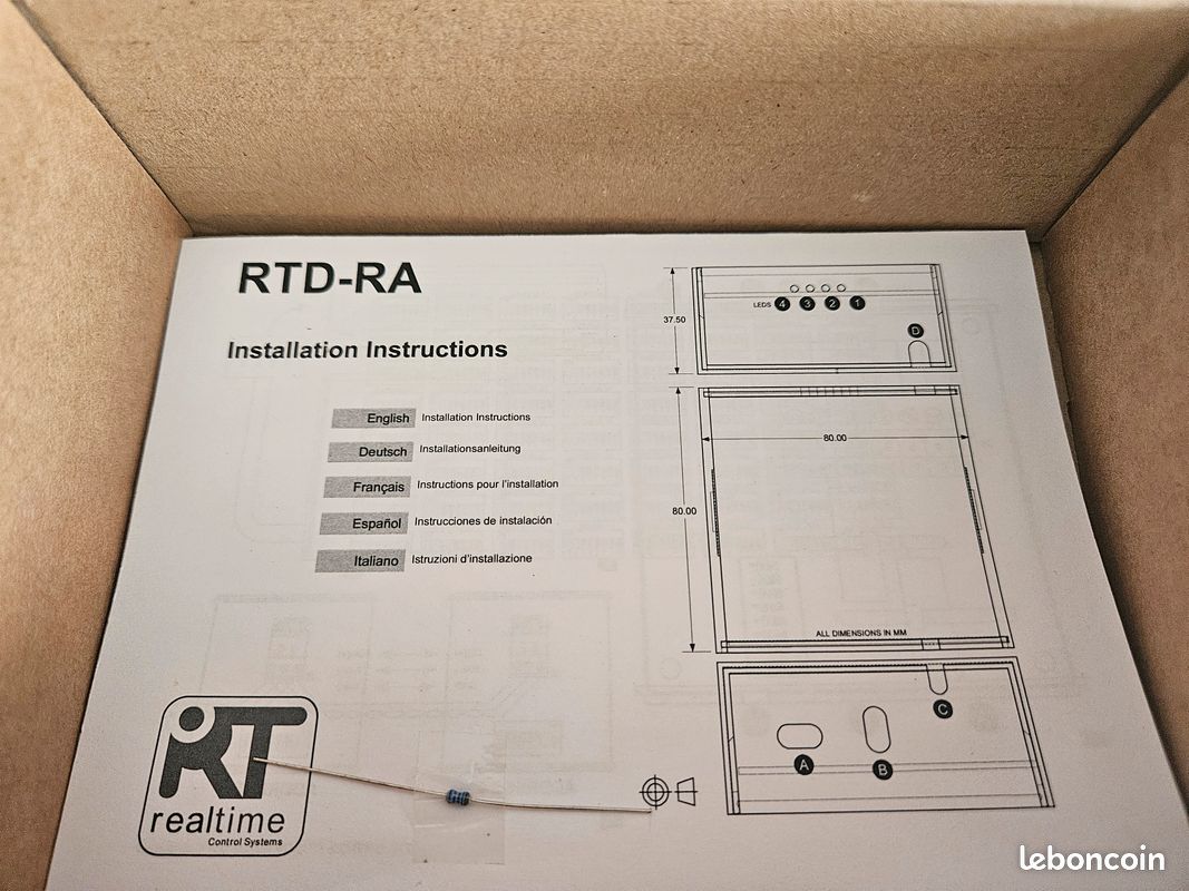 Interface de surveillance Daikin RTD-RA neuf (image 8)