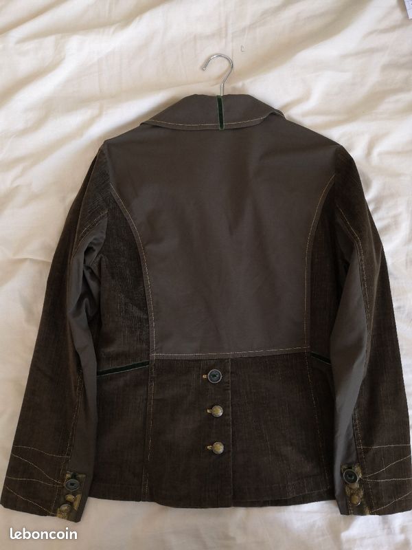 Veste marron velour Lewinger femme taille 42 (image 3)