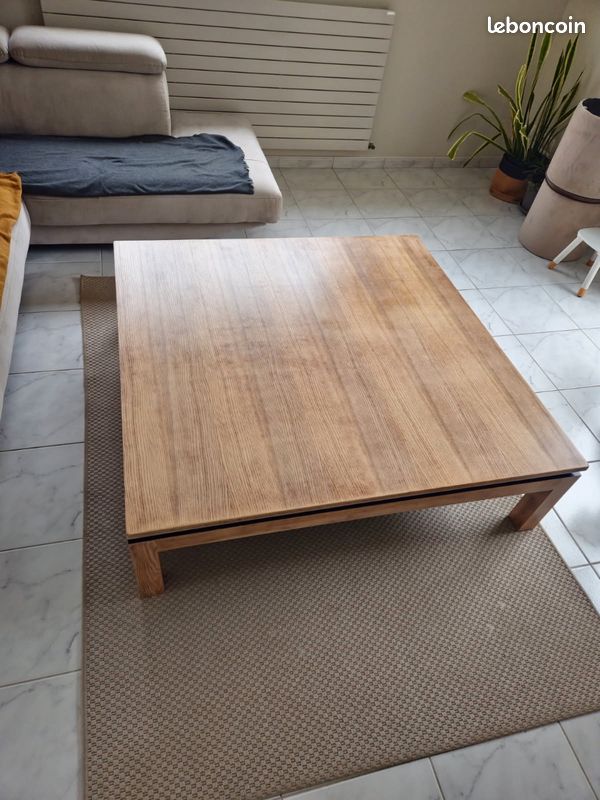 Table basse en chêne massif (image 2)