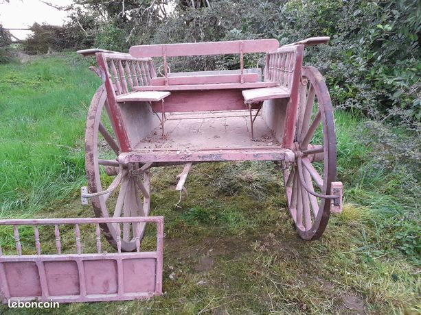 Charette Anglaise XIXème CHABAUD à THIERS - Calèche Hippomobile Fiacre