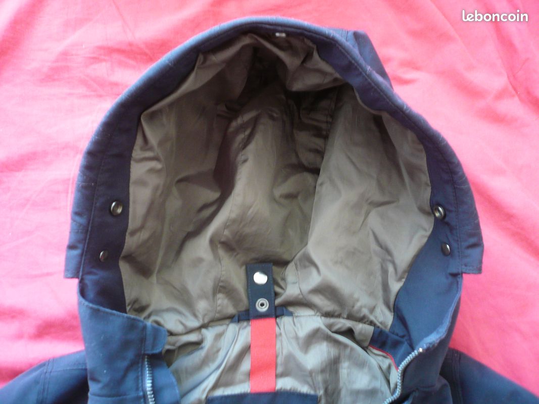 Parka bleu marine Galeries Lafayette 8 ans (image 3)