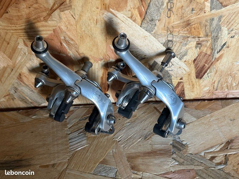 Étriers De Frein Campagnolo Daytona Pour Vélo Route Vintage - Avant Et Arrière, Argent
