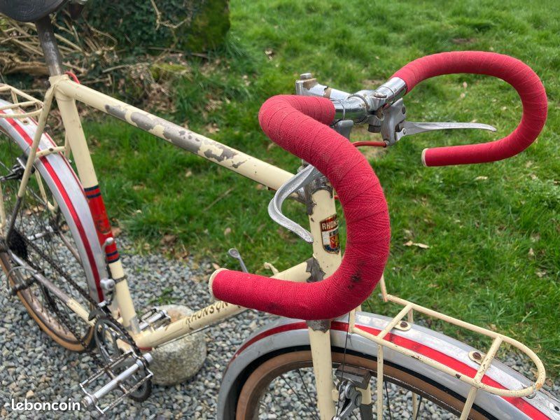 ancien guidon vélo aluminium 1930/40 altes fahrrad old bike vintage