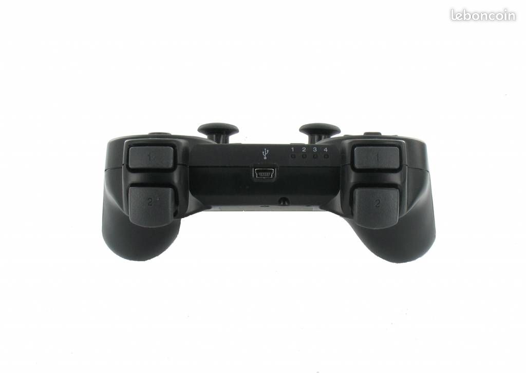 Lot De 2 Manettes PS3 Sans Fil - Modèles DualShock 3 - Couleurs Noir Et Blanc - Ouvertes Mais Jamais Utilisées