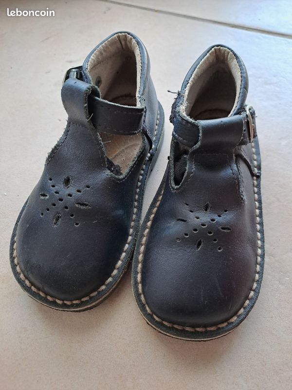 Vintage Chaussures Salomé 25 marine (image 1)