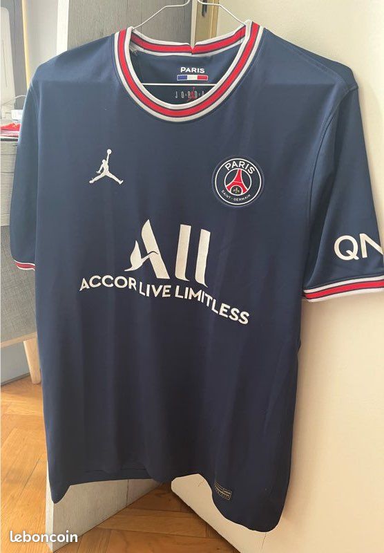Maillot PSG Officiel 2021/2022 Vapor Match – Taille L – Messi – Neuf Avec étiquettes