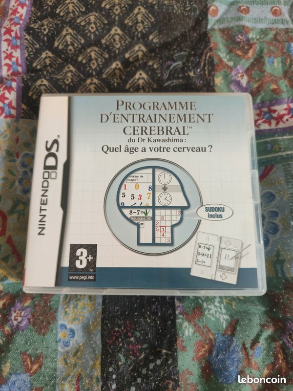 Docteur Kawashima Nintendo Ds Dr Kawashima Jeu Nintendo DS