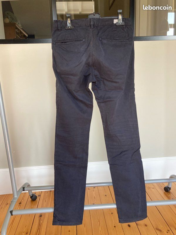 Pantalon bleu marine Bizzbee (image 2)
