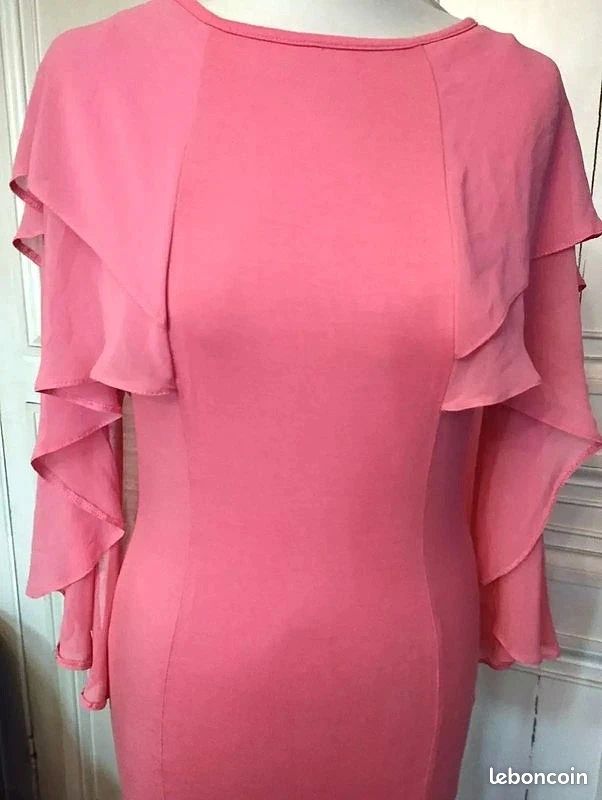 River Island Robe Ceremonie Soirée Cape Mousseline TM (image 3)