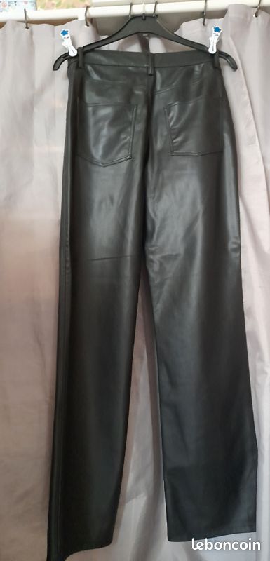 Pantalon Zara En Simili Cuir Imprimé Serpent - Taille XS (S) - Neuf Avec étiquettes