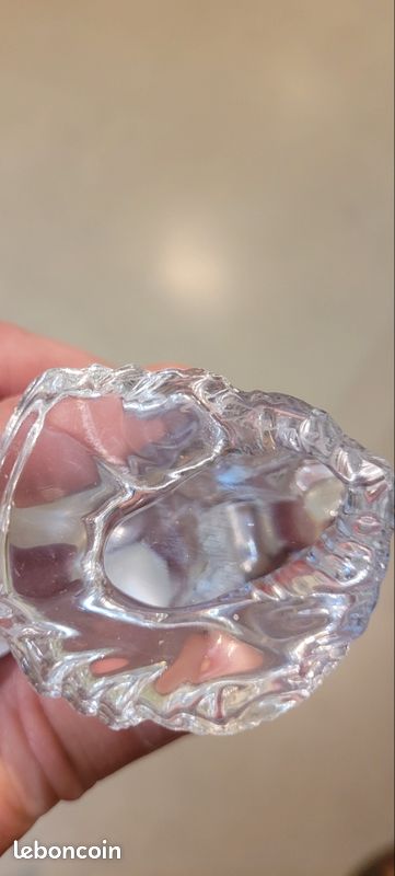 Statuette animalière cristal Daum France signée (image 12)