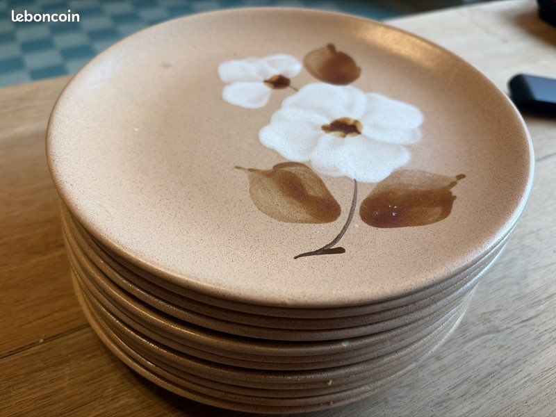 12 assiettes à dessert moulin des loups (image 1)