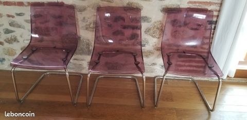 Chaises IKEA plexi (image 1)