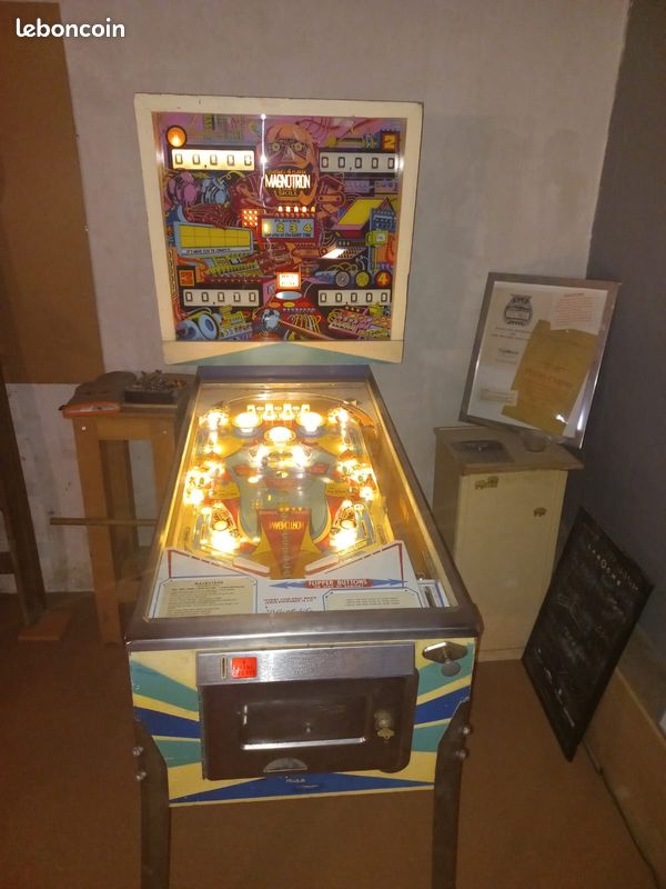 Kit D'élastiques Et Doigt De Flipper Jaune Pour Flipper Gottlieb Magnotron/Duotron - Neuf