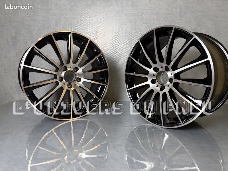 4 jantes Mercedes amg 19’ compatible Classe A, B, C, E, CLA, GLA, GLC, V… (image 3)