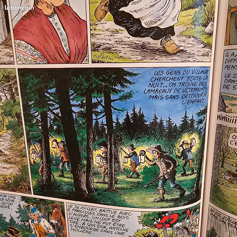 Bd dédicacé la bête du Gevaudan par Pesch (image 6)