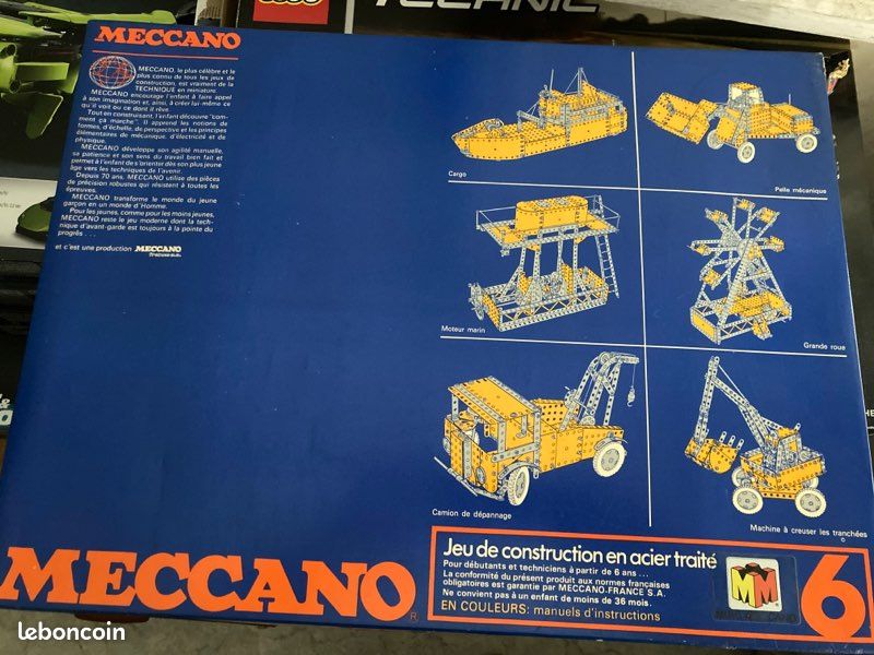 MECCANO 1922 rue Rébeval LETTRE catalogue tarif