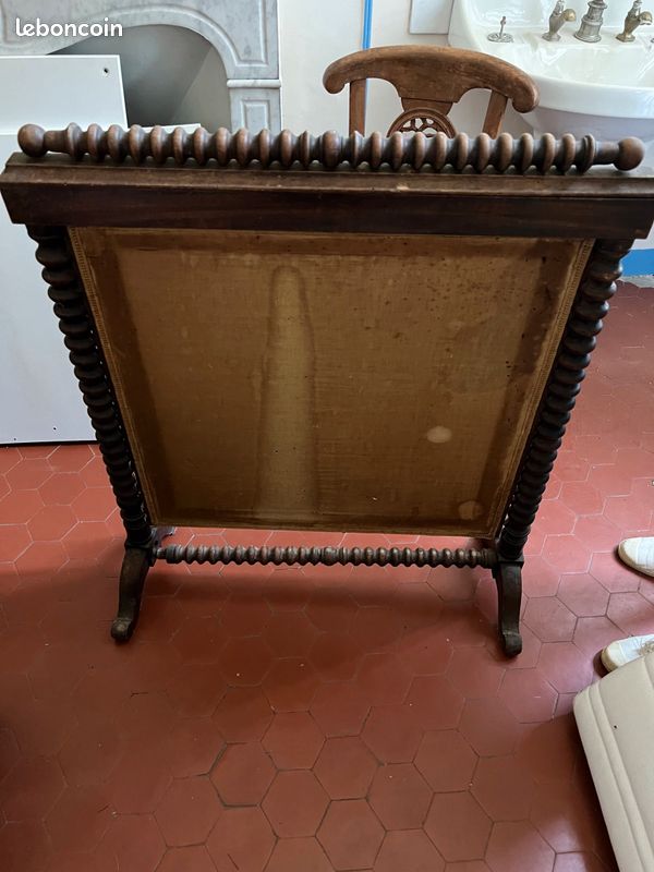 Écran de cheminée ancien (image 2)