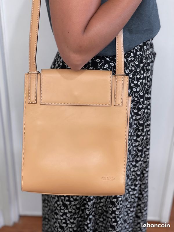 Sac à main beige Eric Laville neuf (image 1)