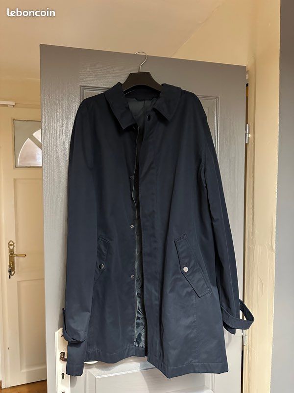 Trench homme bleu marine Casual Friday (image 1)
