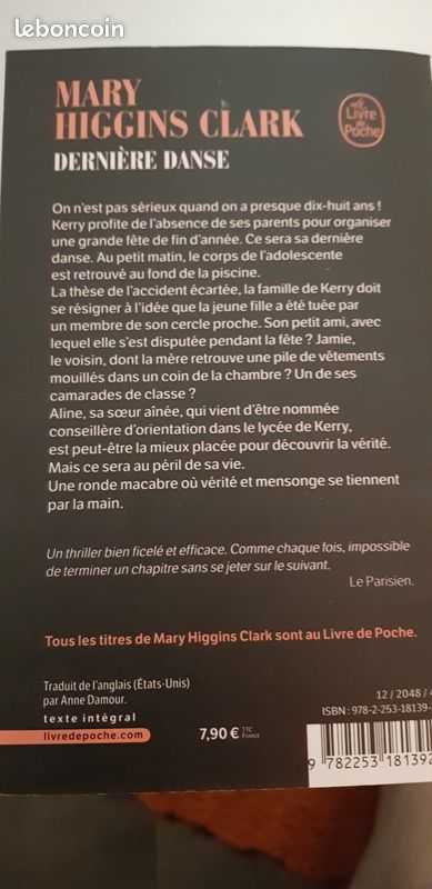 Dernière danse de Mary Higgins Clark (image 2)