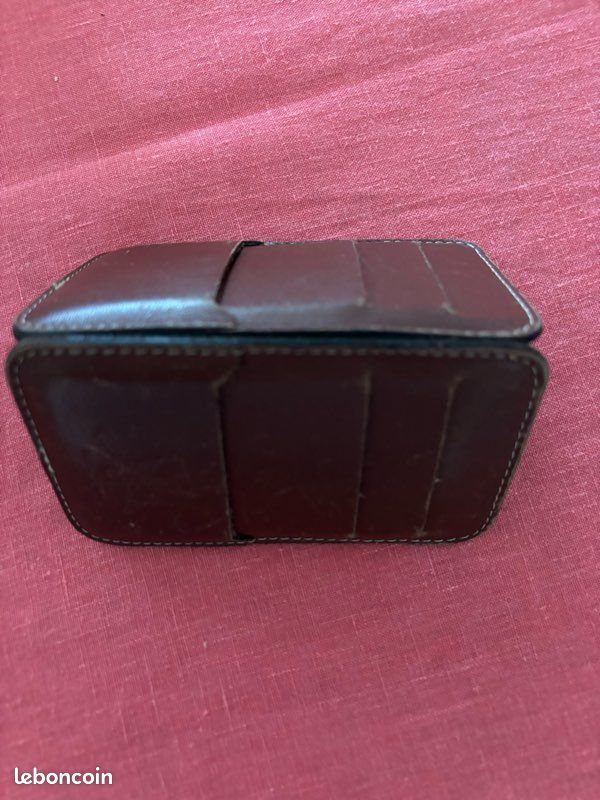 Porte carte bleue cuir et tickets (image 1)
