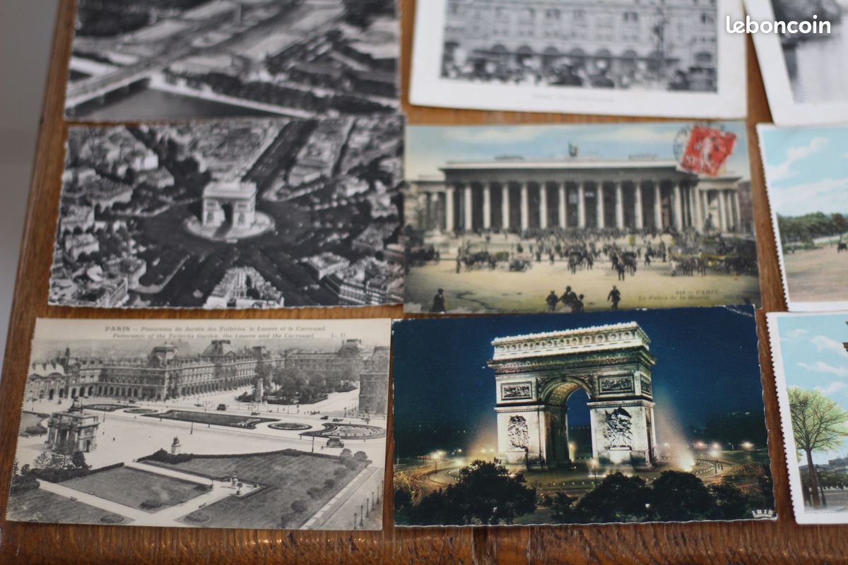 AA681, Paris, lot de 50 cartes postales anciennes, cpa (image 1)