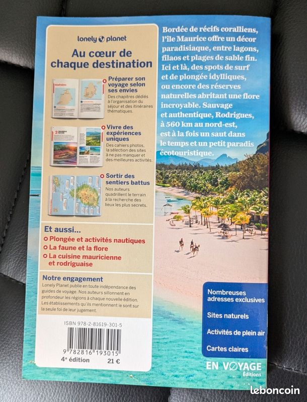 Lonely Planet Maurice 4e édition neuf (image 2)
