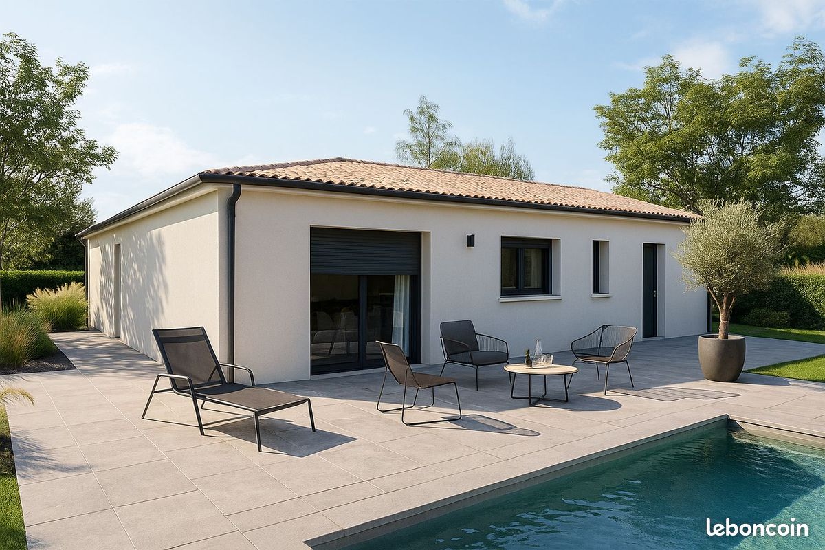 Maison de 87.5 m² sur un terrain de 901 m² à RUFFEC en CHARENTE (16) (image 2)