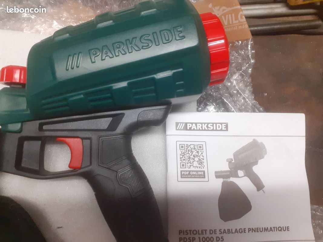 Pistolet de sablage pneumatique Parkside PDSP 1000 D5 NEUF (image 2)