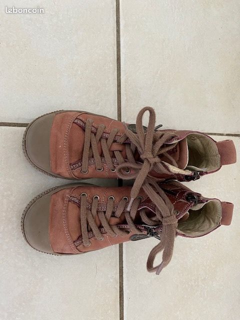 Bottines rose (image 1)