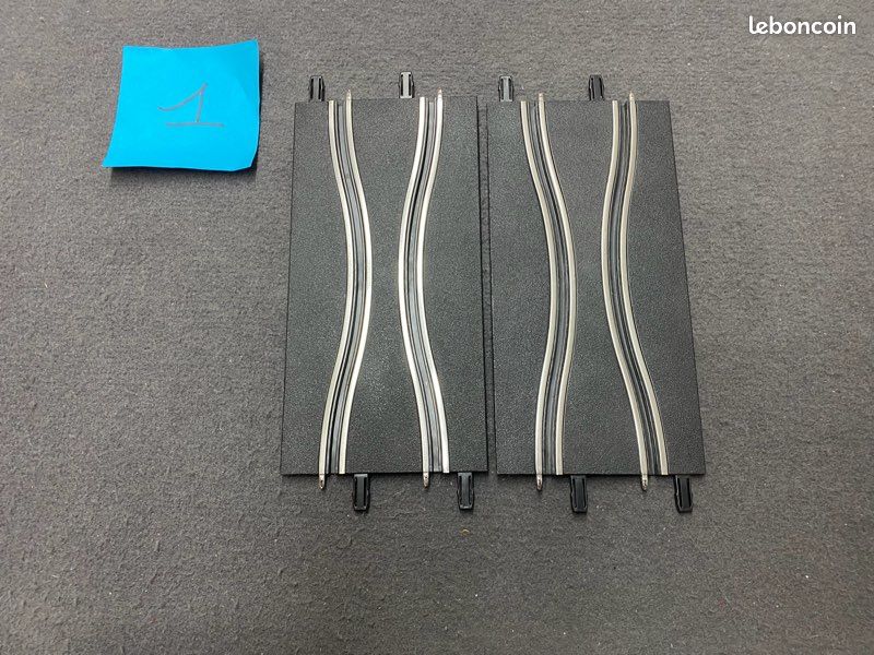 Lot De 2 Rails De Circuit Pour Voitures Carrera Go - Quasi Neufs - Occasion