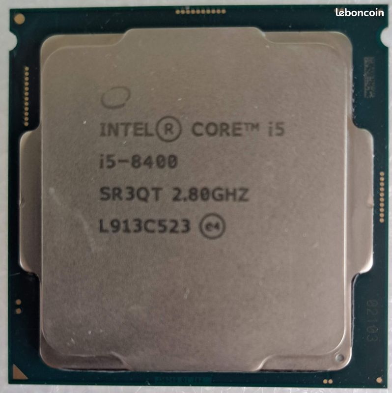 Processeur INTEL Core I5 - 8400 - 2,8 ghz (Turbo 4.0 Ghz) - SR3QT ...