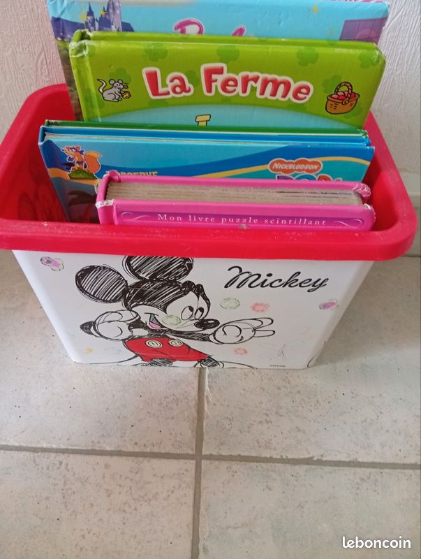 Bac mickey et livre (image 1)