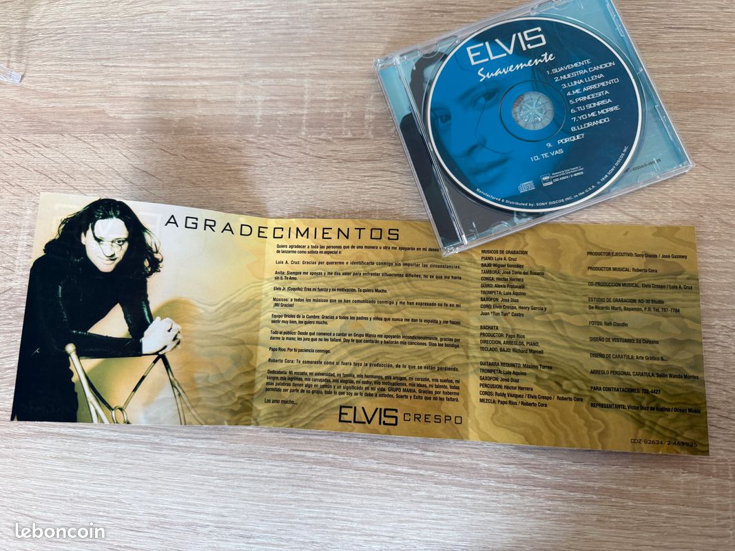 CD - Elvis Crespo - Titre: Suavemente - (image 6)