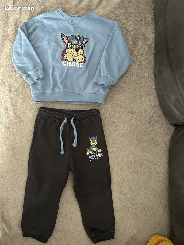 Chase (sweat jogging) garçon 24 mois (86-92 cm) Ensemble Paw