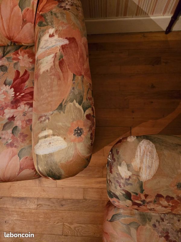 Canapé tissu (non convertible) avec 1 fauteuil (image 3)