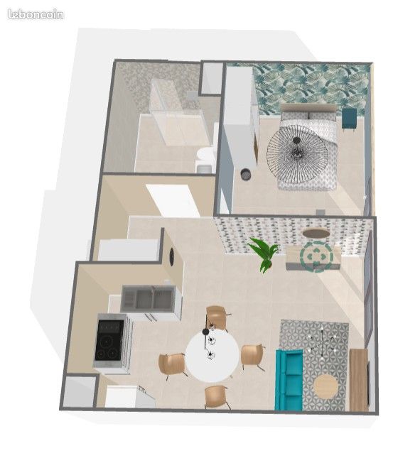 Appartement a louer metz - 2 pièce(s) - 45 m2 - Surfyn