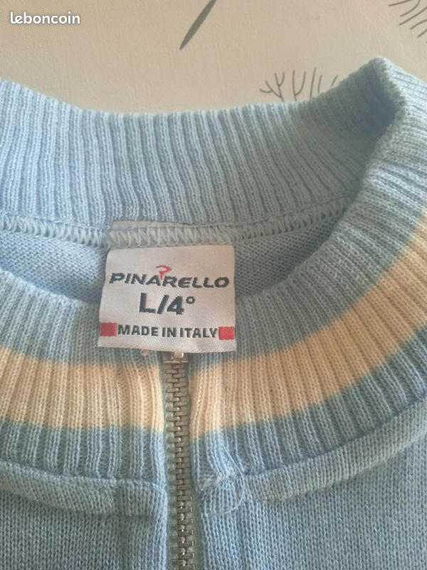 Maillot Cycliste Vintage Levi's Pinarello Blackburn – Taille 2, Italie, Années 80/90, état Occasion