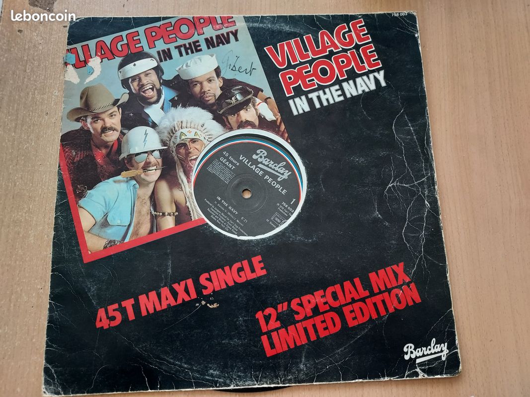 Maxi 45T Village People In the Navy (image 4)
