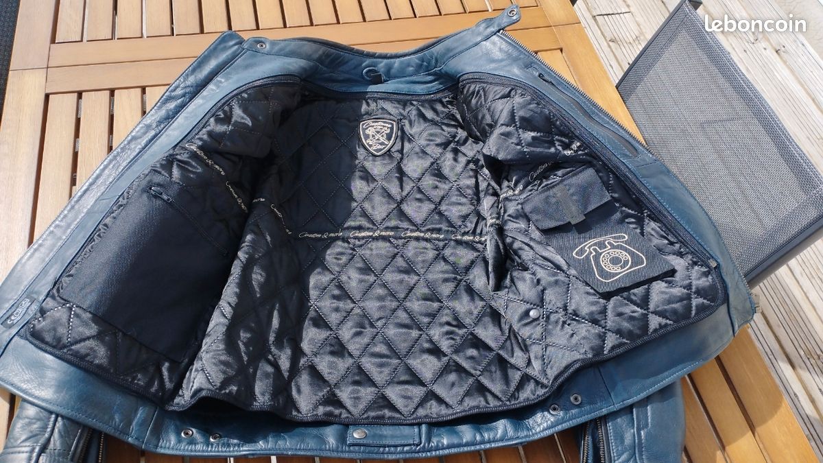 Blouson moto cuir DXR Dagor (image 5)