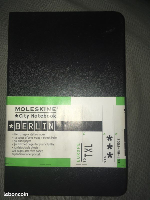Carnet moleskine Berlin neuf (image 1)