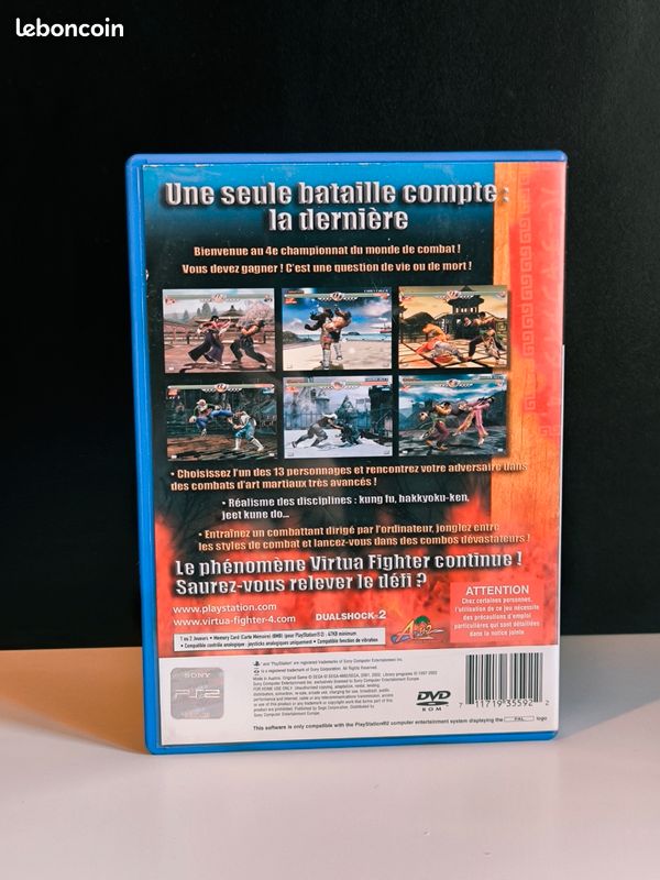 Virtua Fighter 4 PS2 PAL – complet – testé – SCES-50759 (image 3)