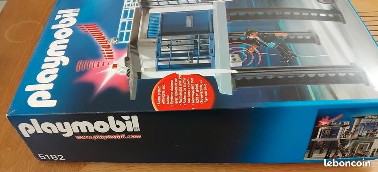 🚓 Boîte Playmobil 5182 - Commissariat De Police - Jeu De Construction - Occasion