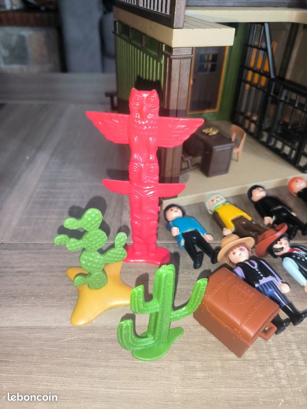 PLAYMOBIL Western B3211 - Muro Pieno Verde Per Ufficio Dello Sceriffo 3786 (Usato)