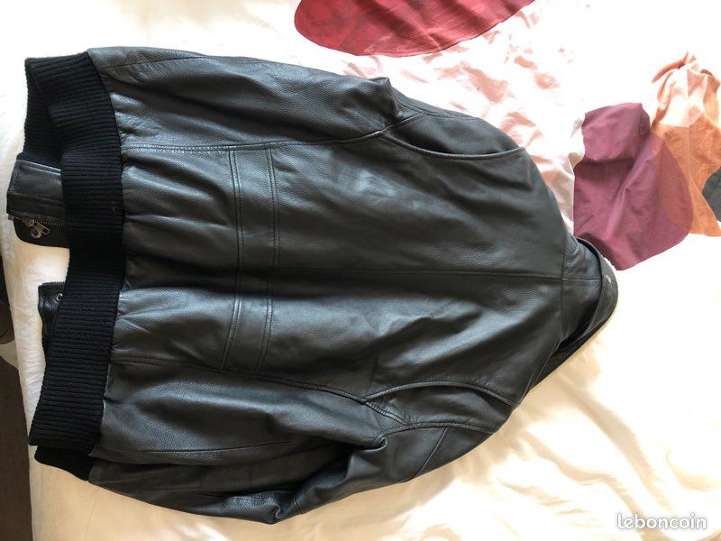 Veste cuir taille L Lille (image 2)