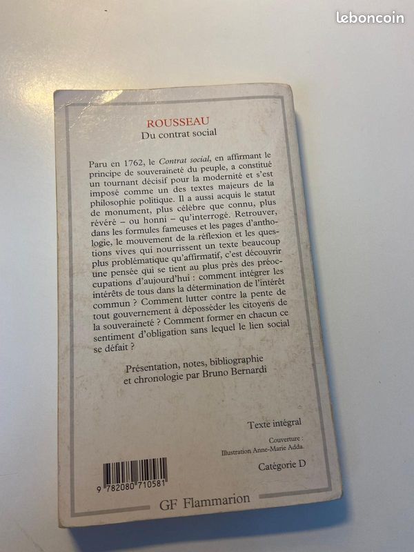 Rousseau - Du contrat social (image 2)