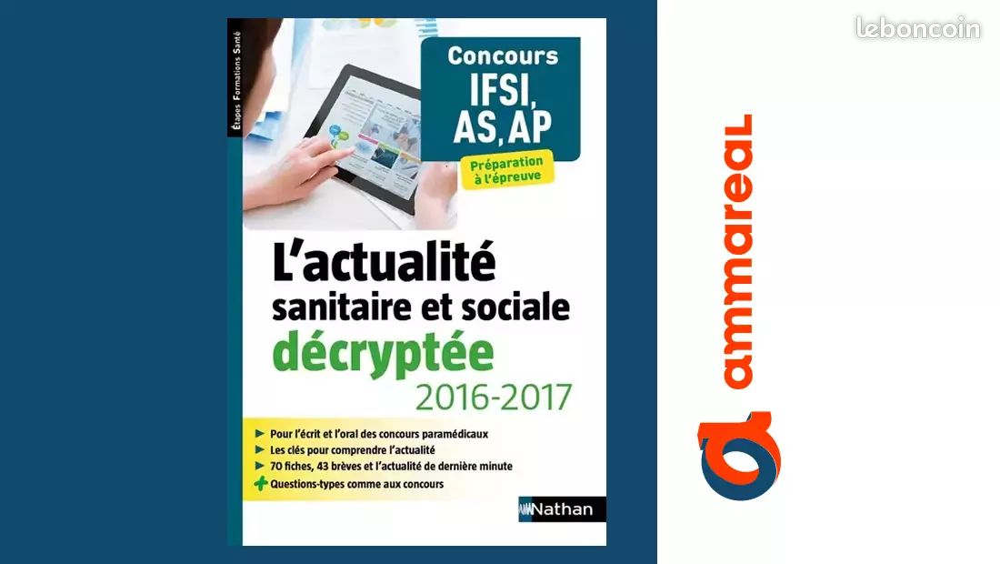 L'actualité sanitaire et sociale décryptée 2016/2017 - Concours IFSI, AS, AP - Préparation à... (image 1)
