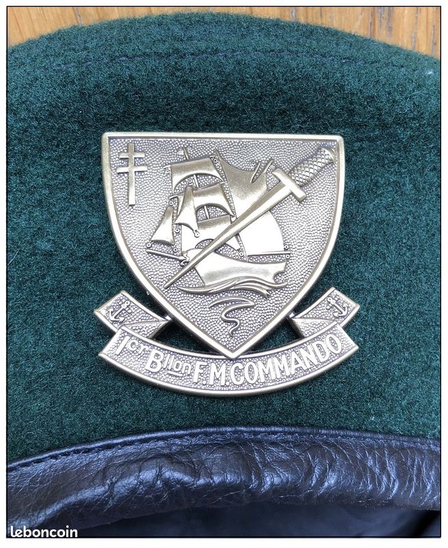 Ww2 Insigne Commando marine Kieffer dday para (image 1)