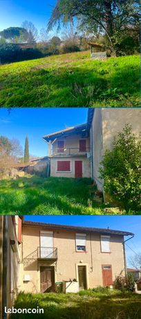 Maison ancienne (3 appts) + grand terrain